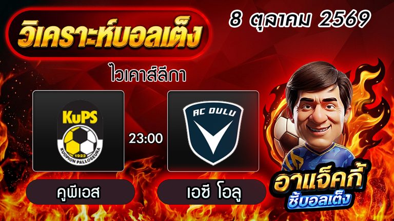 วิเคราะห์บอล ไวเคาส์ลีกา: คูพีเอส พบ เอซี โอลู เจาะลึกฟอร์มและราคาต่อรอง